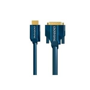 ClickTronic Casual Series - Videokabel - HDMI / DVI - HDMI (M) bis DVI-D (M) - 10 m