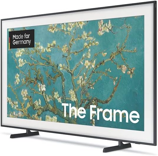 Samsung QLED 4K The Frame 190,50cm (75")  Fernseher (GQ75LS03BGUXZG, Deutsches Modell), mattes Display, austauschbare Rahmen, Art Mode, Smart TV [2023] [Energieklasse G] (GQ75LS03BGUXZG)