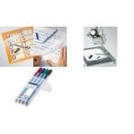 STAEDTLER Lumocolor correctable NonPermanent-Marker 305M,4er Etui, Strichstärke: M (1,0 mm), Rundspitze, trocken abwisch- (305M WP4)