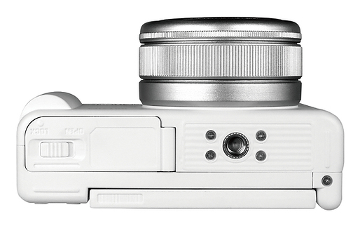 Yashica City 100 Kompaktkamera 72 MP CMOS 3x Zoom 2,8" WLAN Silber Weiß