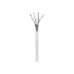 Wentronic Goobay CAT 6 Netzwerkkabel, S/FTP (PiMF), Grau, 100 m - CCA Kupfergemisch, AWG 27/7 (stranded), PVC (93953)