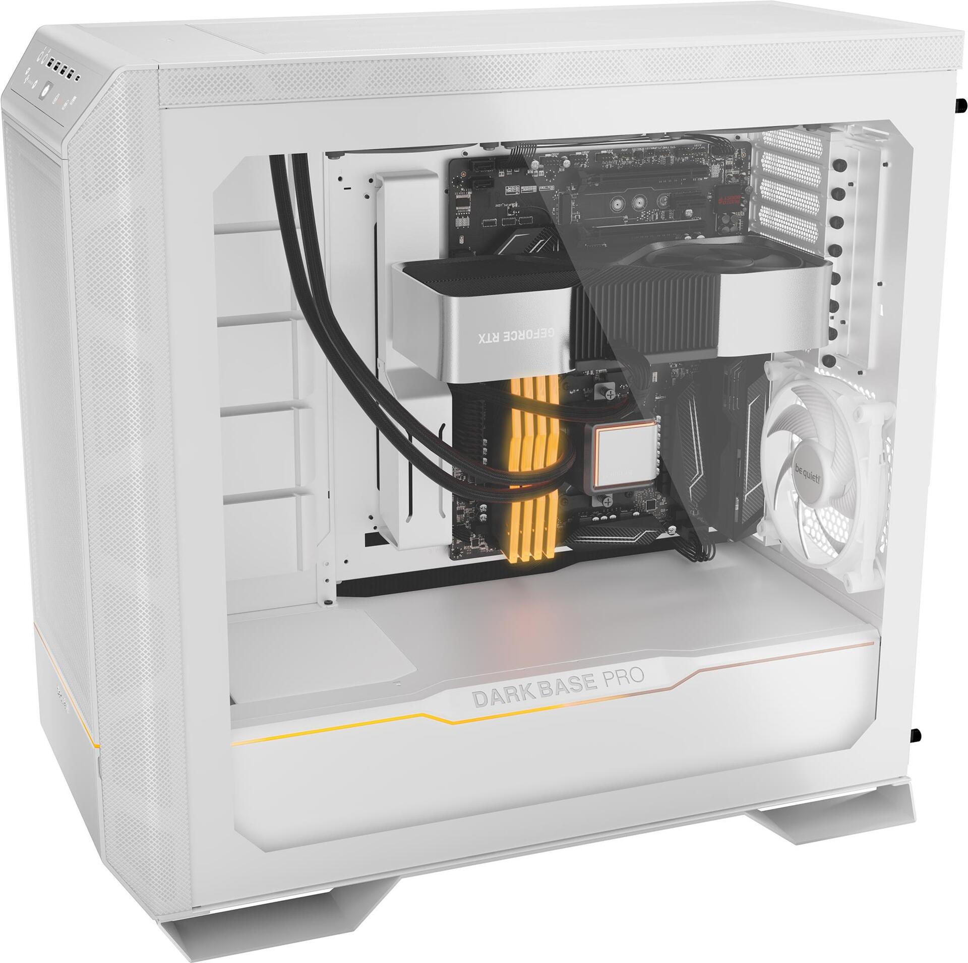 be quiet! Dark Base Pro 901 Full Tower Gehäuse ATX E-ATX Tempered Glass Weiß
