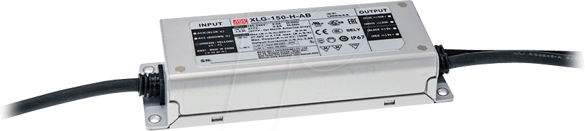 MEANWELL MW XLG-150-24-A - LED-Trafo, 150 W, 24 V DC, 6250 mA (XLG-150-24-A)