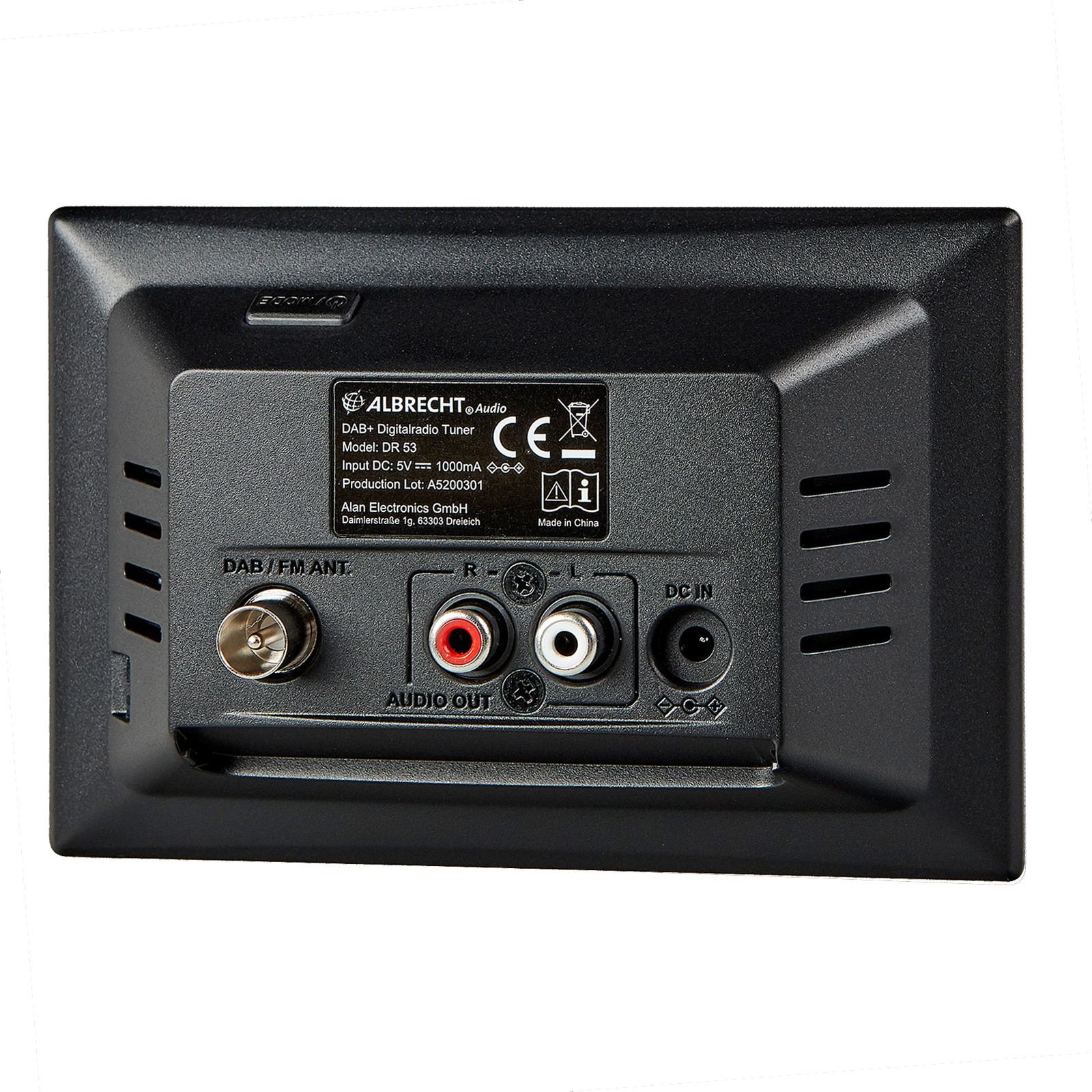ALAN Albrecht DR 53 DAB-Radiotuner Schwarz