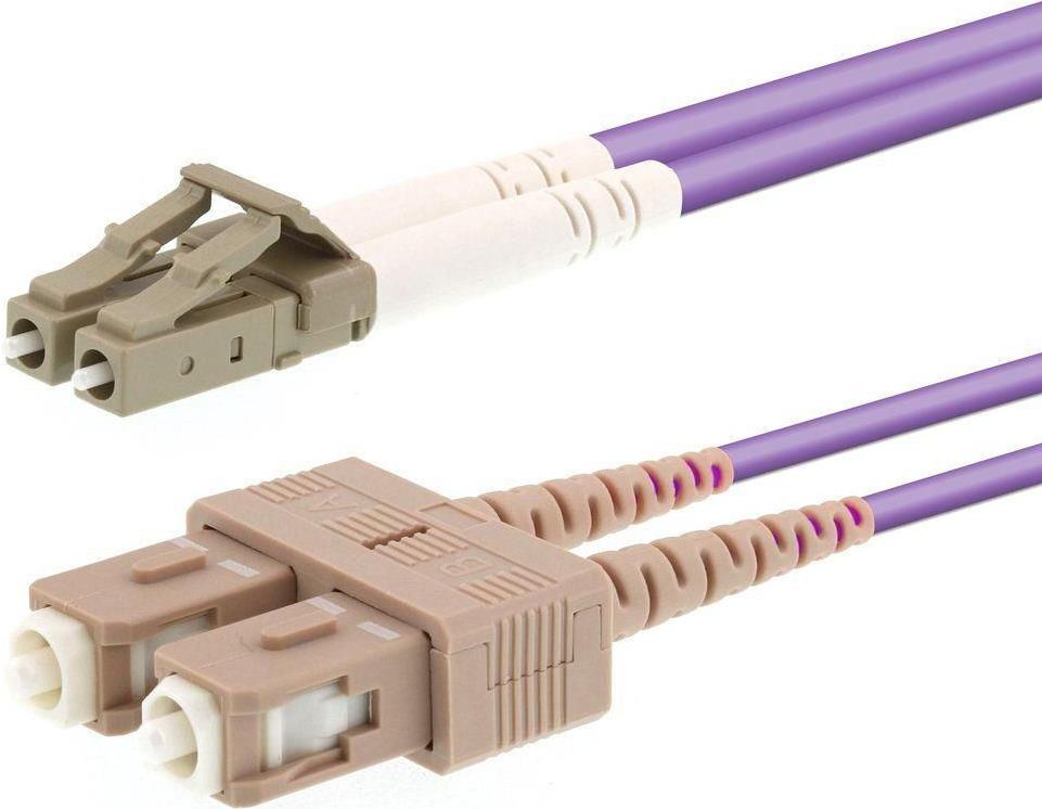 LOGON AL5LCSC10I/4I InfiniBand/Glasfaserkabel 10 m 2x LC 2x SC Pink (AL5LCSC10I/4I)