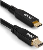 Club 3D USB TYPE-C TO MINIDISPLAYPORT DP40 BIDIRECTIONAL VESA CERTIFIED CABLE 2M/6.56FT (CAC-1561)