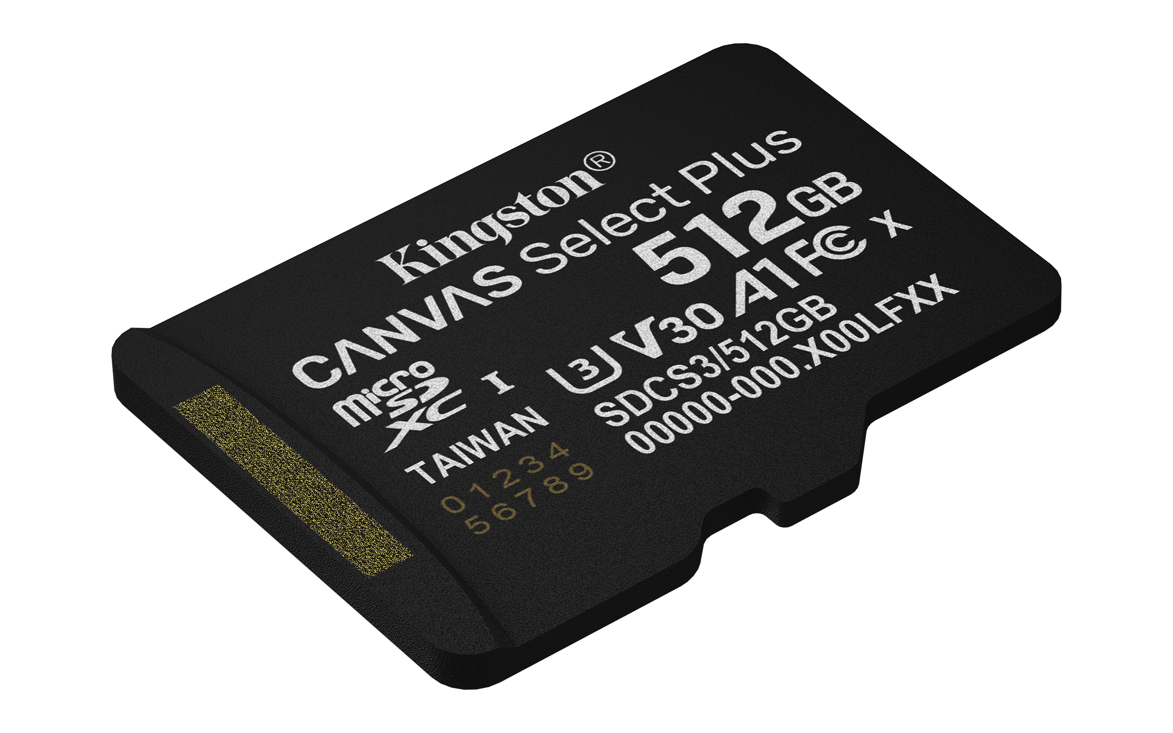 Kingston Canvas Select Plus SDCS3/512GBSP 512 GB microSDXC 150 MB/s Schwarz