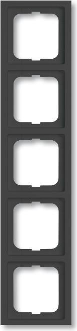 Busch-Jaeger 1754-0-4244. Produktfarbe: Anthrazit, Markenkompatibilität: Busch-Jaeger. Breite: 80 mm, Höhe: 364 mm, Dicke: 1,1 cm (2CKA001754A4244)