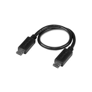 StarTech.com 20,30cm (8") USB OTG Cable Micro USB to Micro USB M/M (UUUSBOTG8IN)