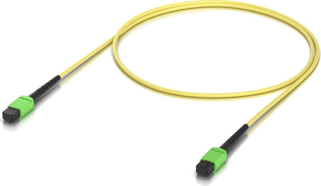 Ubiquiti Indoor OS2 single-mode fiber B APC connectors designed for 100G applications. 1M (UACC-OFC-SA-MPMP-1M)