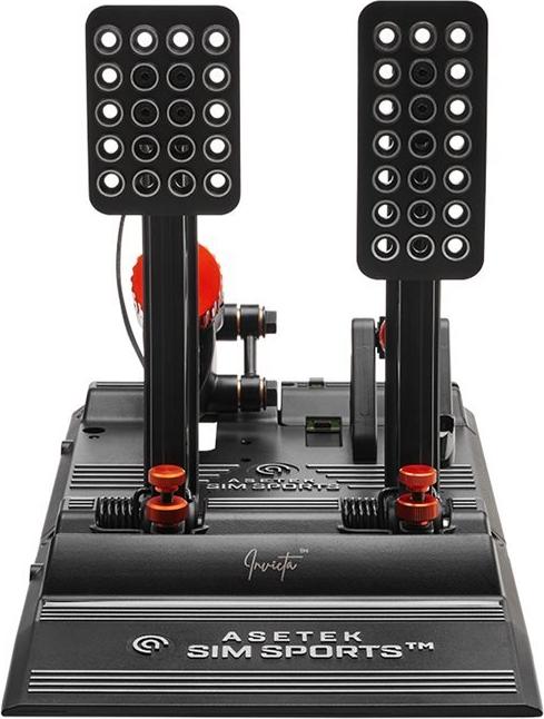 Asetek Invicta T.H.O.R.P. II Pedalset Schwarz