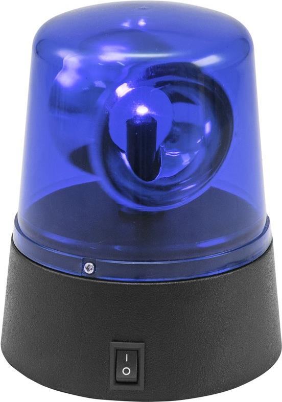 EUROLITE LED Mini-Polizeilicht blau USB/Batterie (50603660)