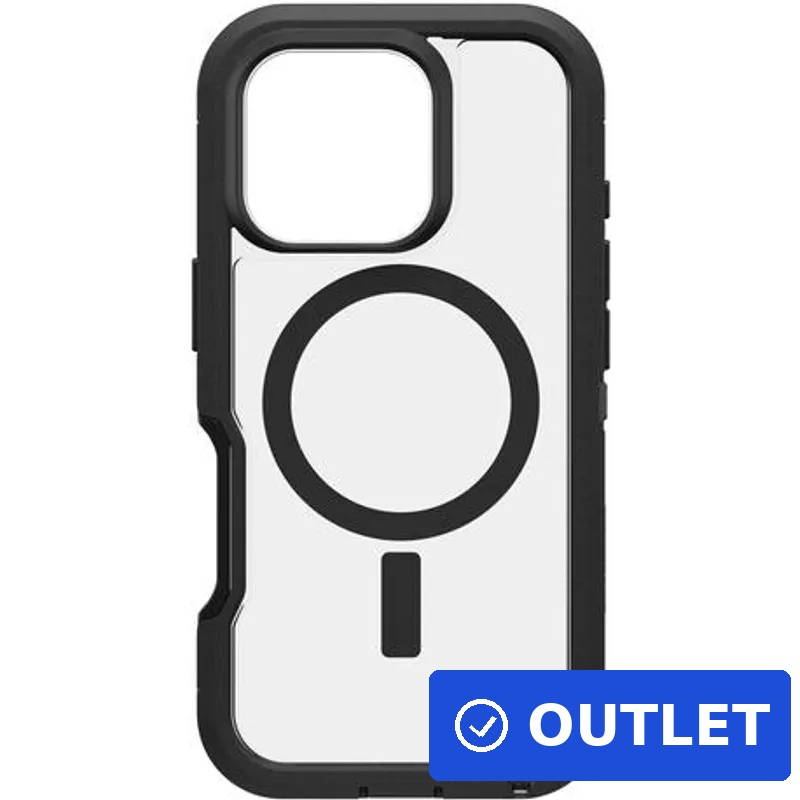 OTTERBOX OB DEFND XTCLEAR APPLE IPHONE16 PRO DARKSIDE-CLEAR/BLACK-PROPACK (77-96115) (geöffnet)