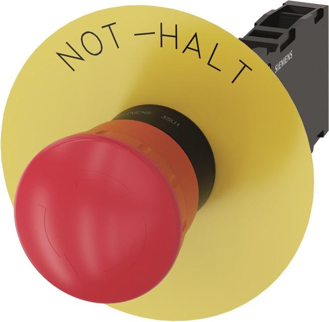 Not-Halt-Pilzdrucktaster 1S+1OE 3SU1100-1HB2 (3SU11001HB201FH0)