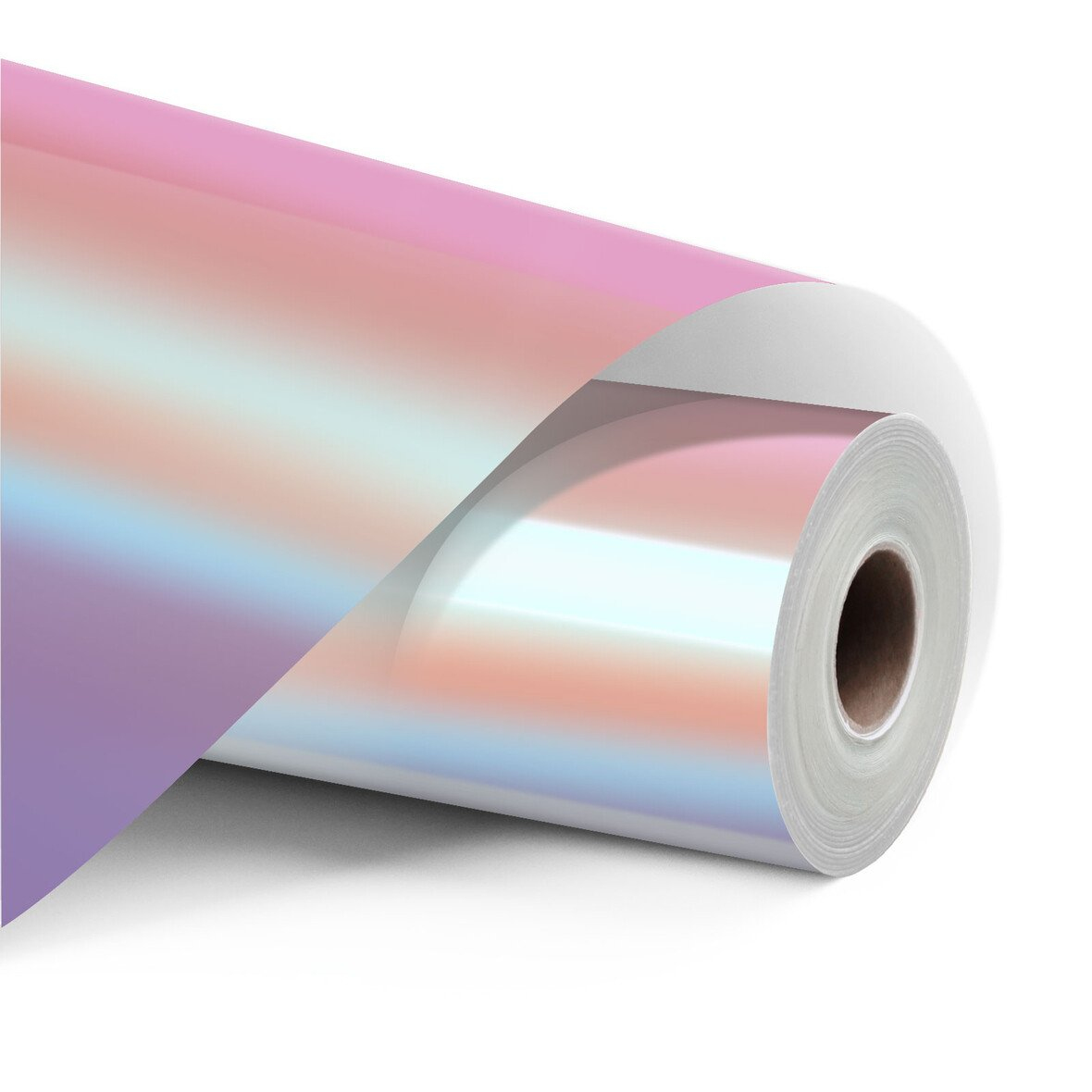 LOKLiK Permanent Adhesive Vinyl Holographic Klebefolie 30,5 x 180 cm Pink