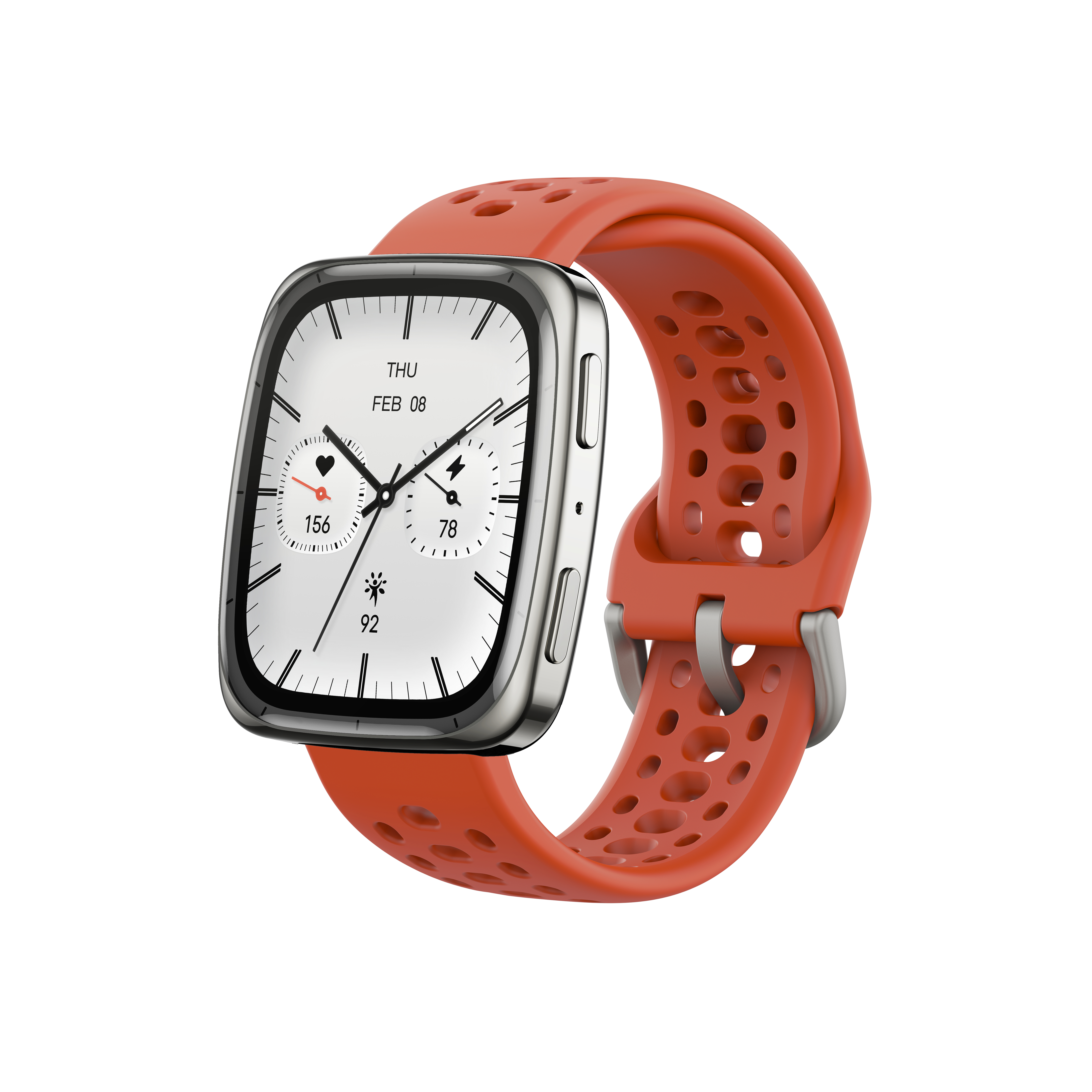 Amazfit Active 2 Square 1,75" AMOLED Smartwatch Schwarz