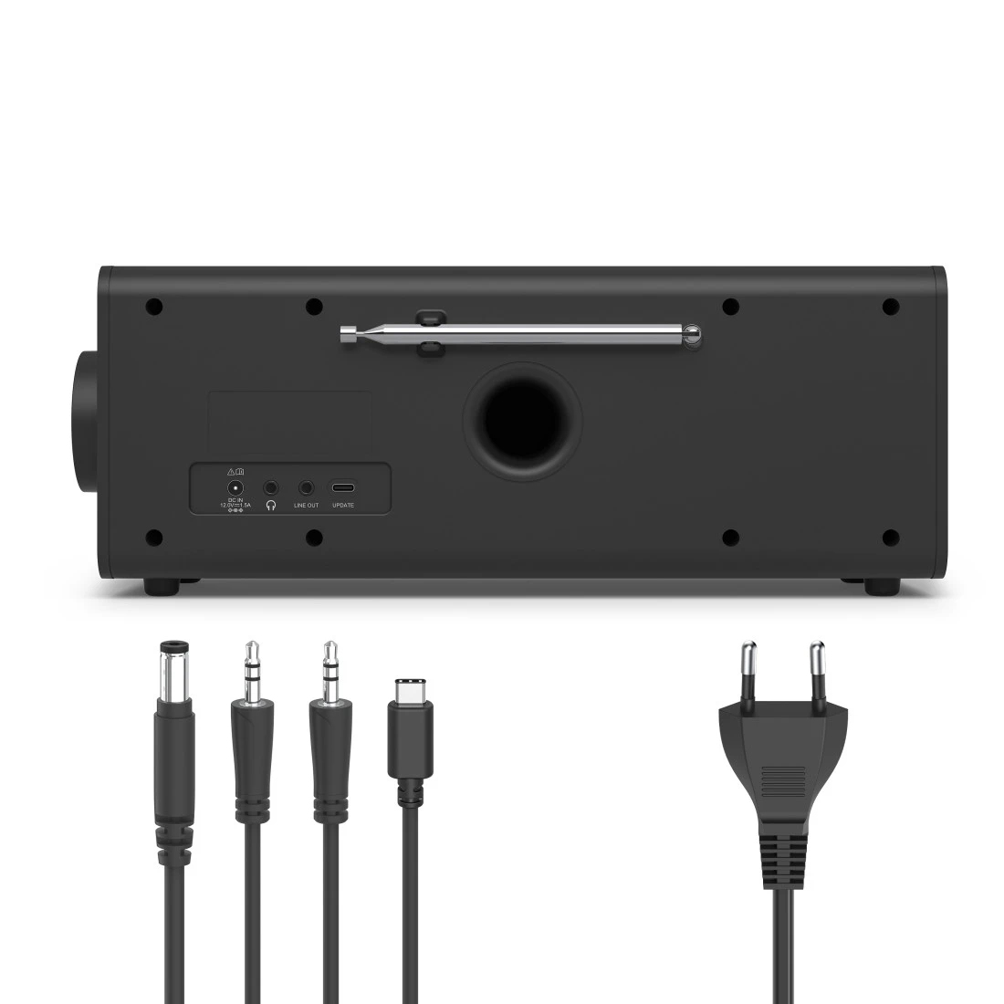 Hama DR2002 Digitalradio DAB/DAB+/FM Bluetooth 10 W Schwarz
