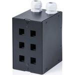 DIGITUS FIBER DIN RAIL PATCH MODULE 6X COPPER KEYSTONE (DN-96992)