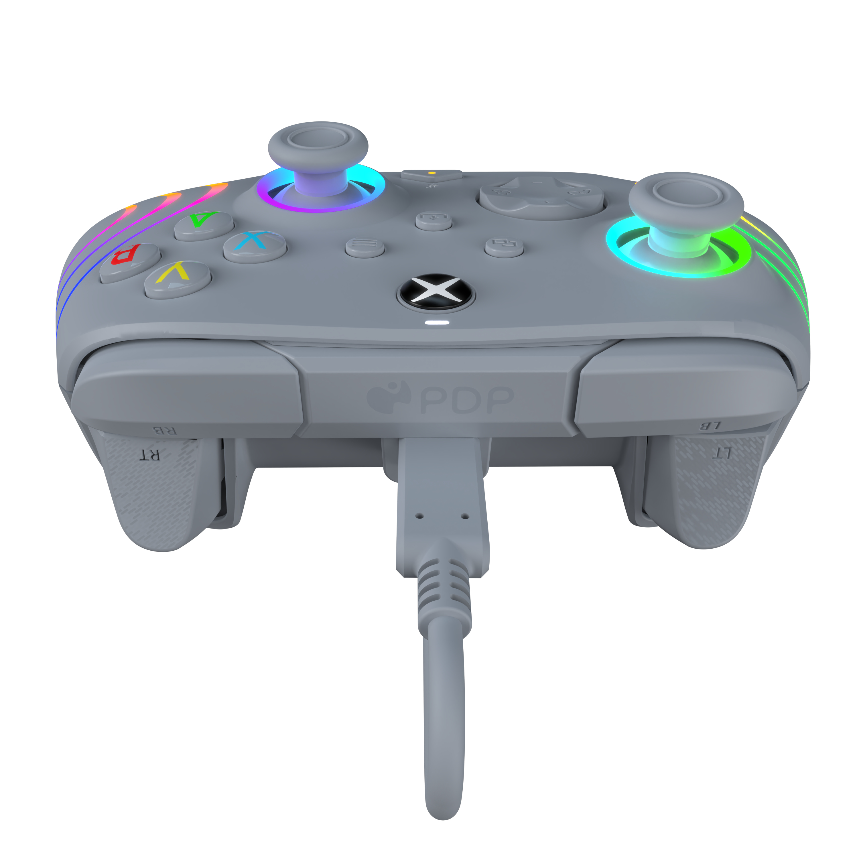 PDP Afterglow Wave Gamepad kabelgebunden USB-C Grau