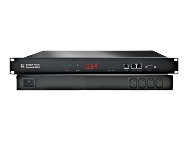 Gude Expert Power Control 8025-1 Switched PDU 4x IEC C13 1U 19" 230V Schwarz