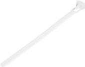 StarTech.com 15,20cm (6")(15cm) Reusable Cable Ties, 1-3/8"(35mm) Dia. 50lb(22Kg) Tensile Strength, Nylon, In/Outdoor, UL Listed, 100 Pack, White  (CBMZTRB6)