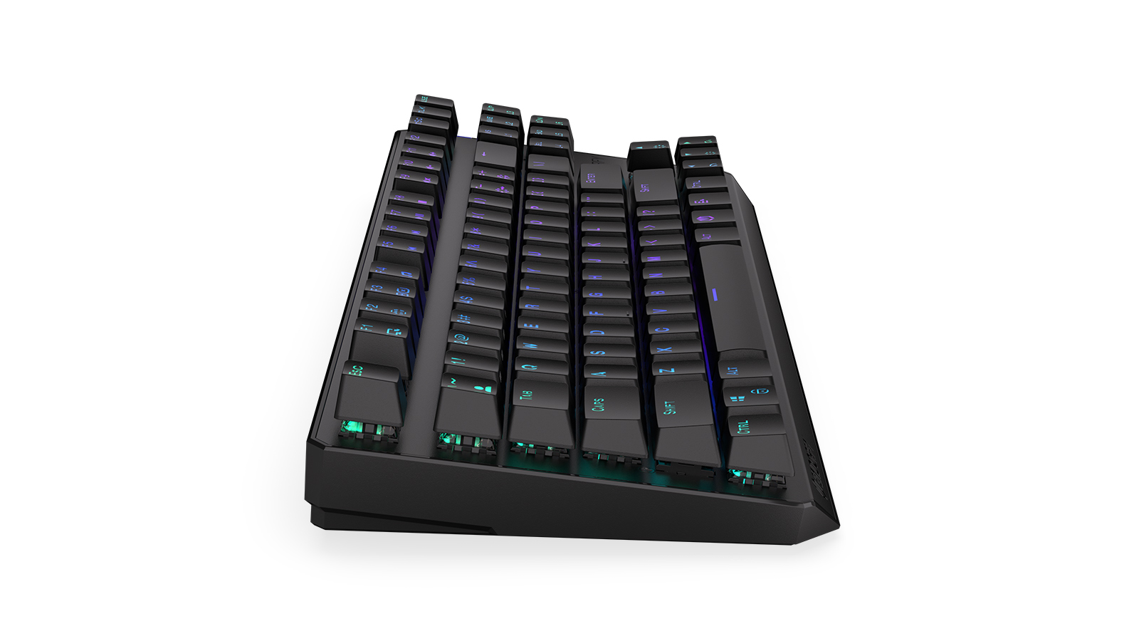 ENDORFY Thock TKL Wireless Red Mechanische Tastatur Kabellos Bluetooth USB RGB Schwarz