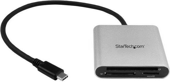 StarTech.com USB3.0 Flash Memory Multi-Card Reader and Writer with USB-C (FCREADU3C)
