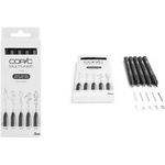 COPIC Multiliner Fineliner schwarz 0,05 + 0,1 + 0,3 + 0,5 + 0,8 mm, 5 St. (22075635)