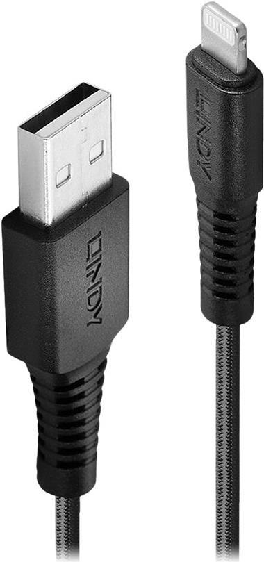 Lindy 2m robustes USB Typ A an Lightning Kabel USB Typ A Stecker an Lightning-Stecker (31292)
