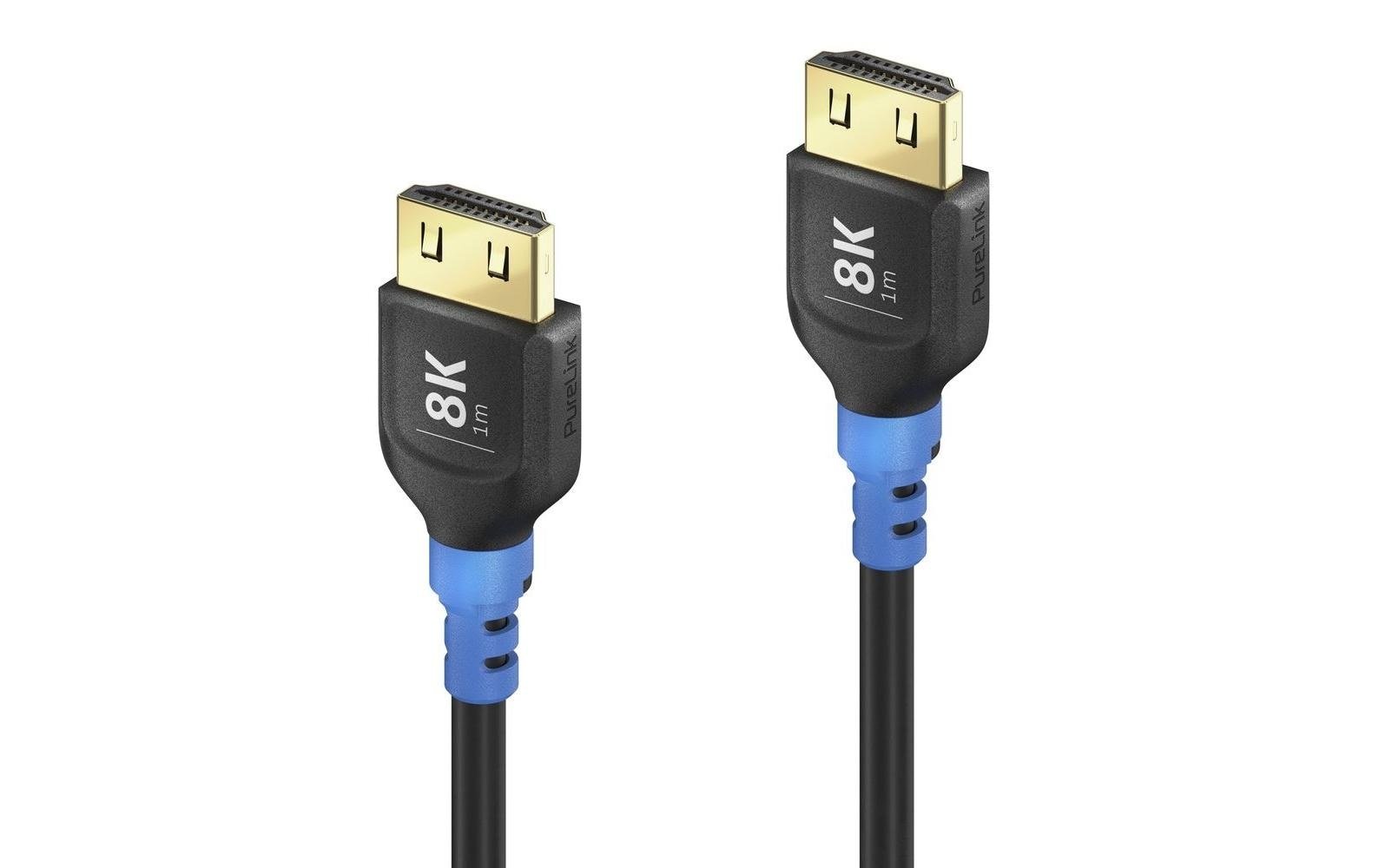 PureLink FlexInstall HDMI-Kabel 2.1 8K 48 Gbit/s 1 m Schwarz, Blau