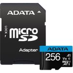 ADATA Premier Flash-Speicherkarte (microSDXC-an-SD-Adapter inbegriffen) (AUSDX256GUICL10A1-RA1)