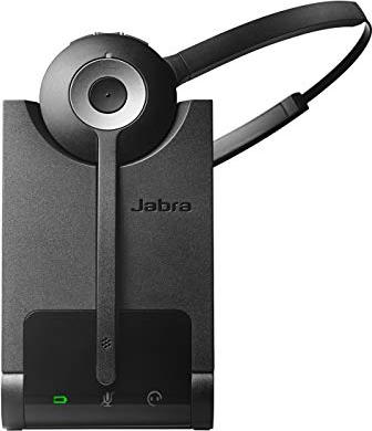 Jabra PRO 920 Mono DECT DECT-Headset -UK Variante! - für Festnetztelefon/ Noise-Cancelling, Wideband, Gehörschutztechnologie, Gesprächszeit bis zu 8 Stunden, Reichweite bis zu 120 Meter, mit Überkopfbügel (920-25-508-102)