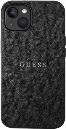 Guess PU Leather Saffiano Case für Apple iPhone 14 Max - black (GUHCP14MPSASBBK)