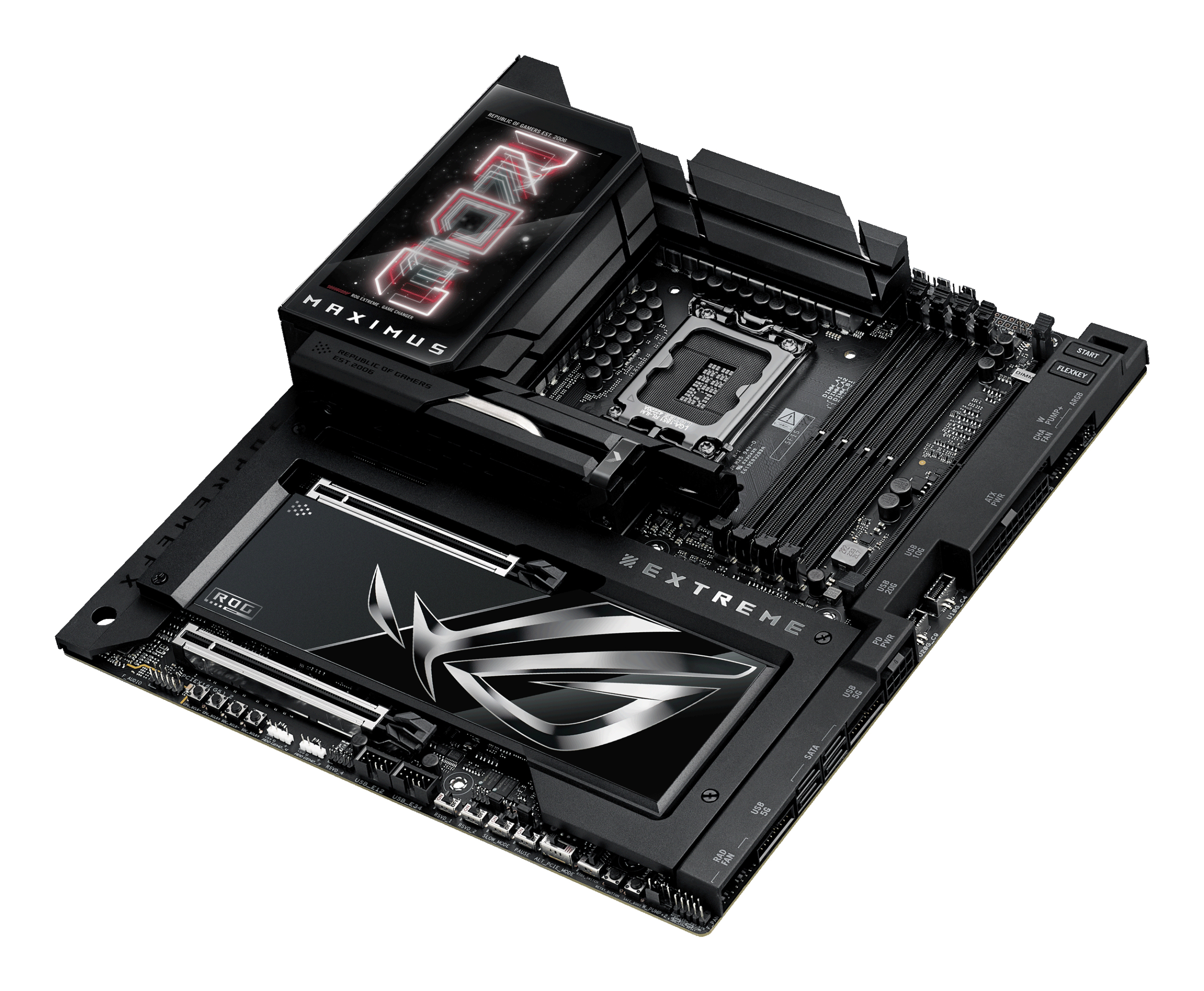 ASUS ROG MAXIMUS Z890 EXTREME Mainboard E-ATX LGA1851 DDR5 Wi-Fi 7 10GbE Schwarz
