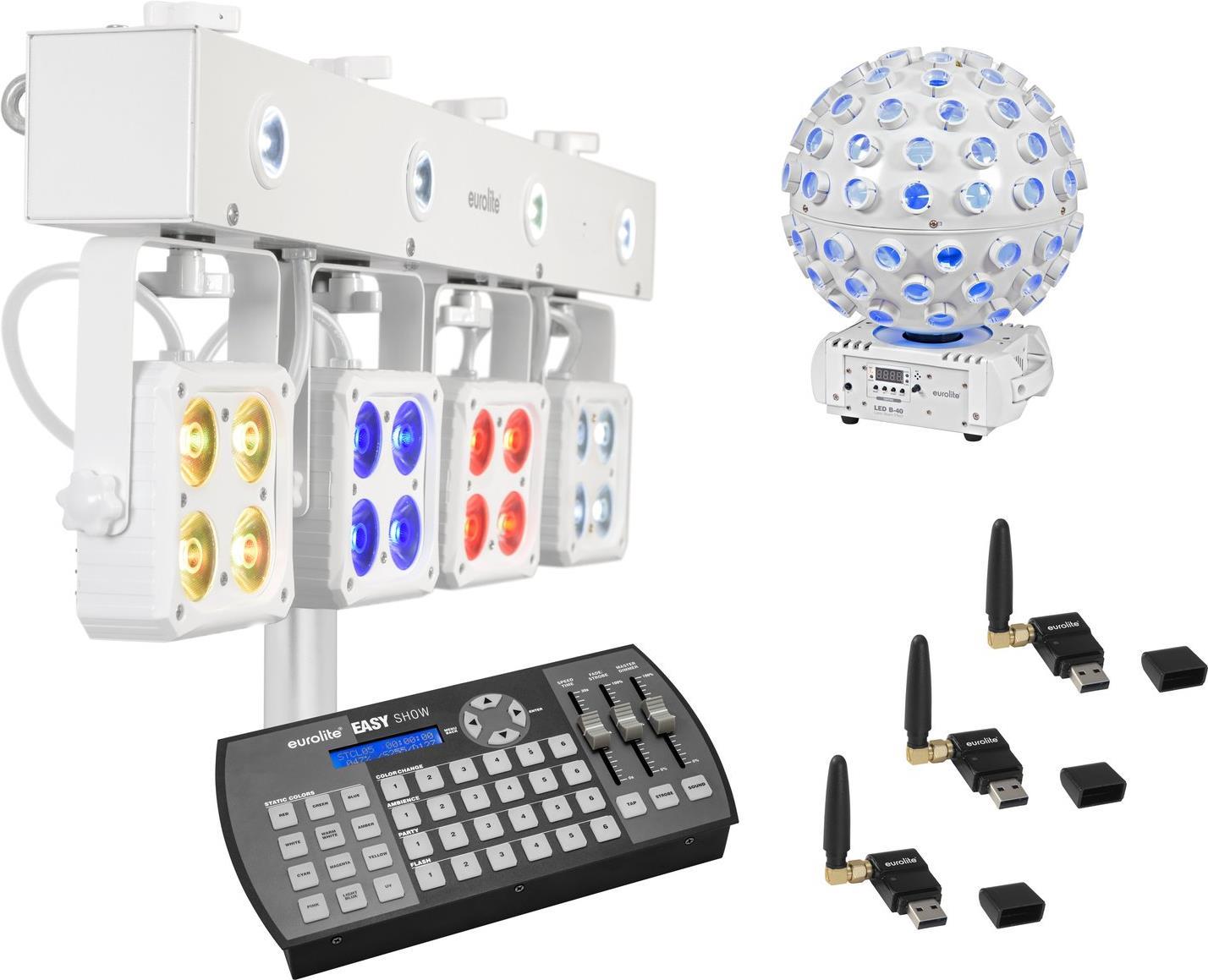 EUROLITE Set LED KLS-180 ws + LED B-40 ws + USB QuickDMX + Easy Show (20000866)