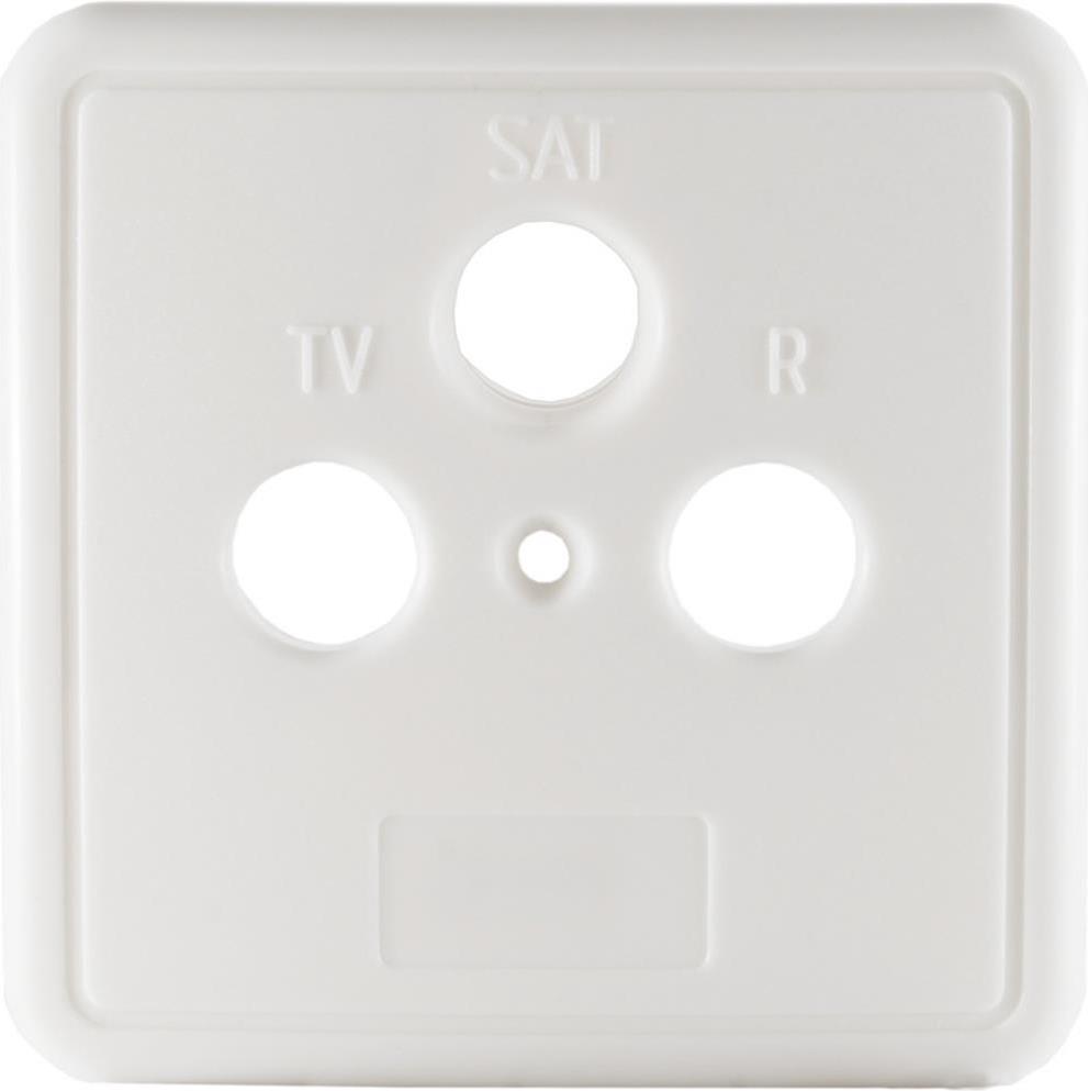 shiverpeaks ®-BASIC-S--Abdeckung für 3-fach Antennen-Dose weiß (BS83913W)