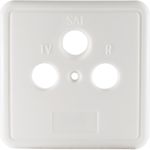 shiverpeaks ®-BASIC-S--Abdeckung für 3-fach Antennen-Dose weiß (BS83913W)