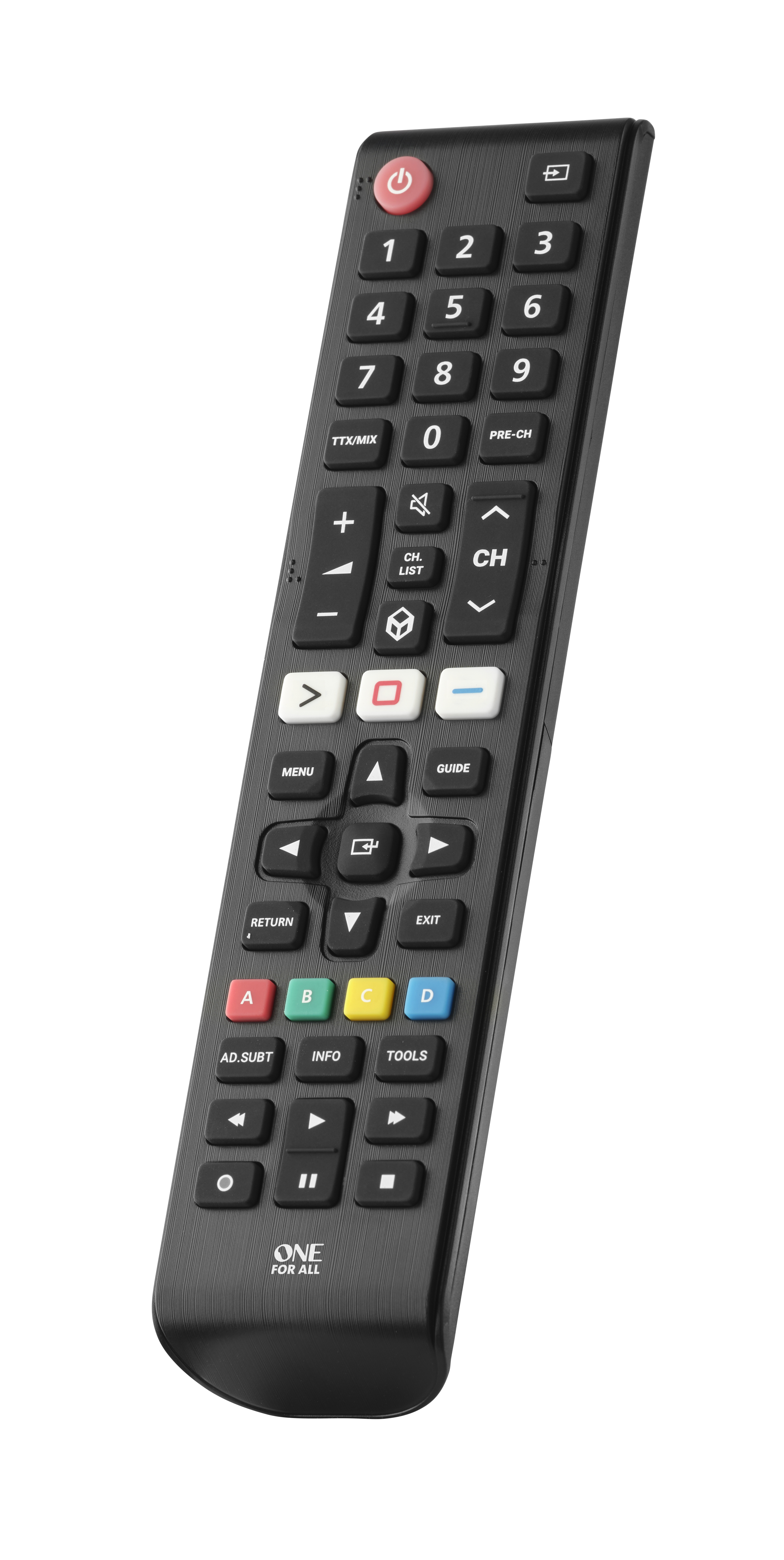 One for All URC4910 Fernbedienung Schwarz