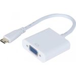 Adapter Mini-HDMI C Stecker an VGA Buchse Für die Verwendung eines VGA Monitor über eine freie HDMI-mini C Schnittstelle (127841)