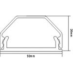 ROLINE 19.08.3111 Kabelschutz Kabelmanagement Weiß (19.08.3111)
