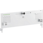 SpeaKa Professional SP-B25-02 Monitor+ Organizer Board Monitor-Tischhalterung Weiß matt (SP-13660880)