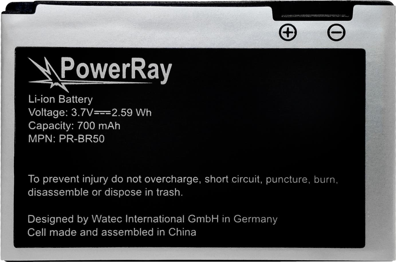 PowerRay Battery PR-BL5CT for Nokia C6-01, C3-01, 1050 mAh, Bulk (PR-BL5CT)