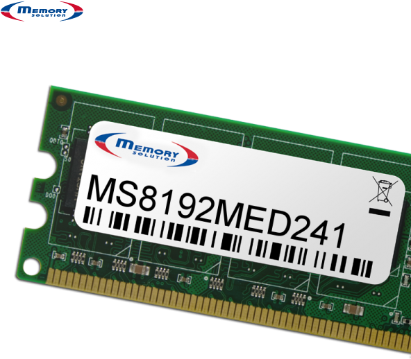 Memory Solution MS8192MED241 Speichermodul 8 GB (MS8192MED241)