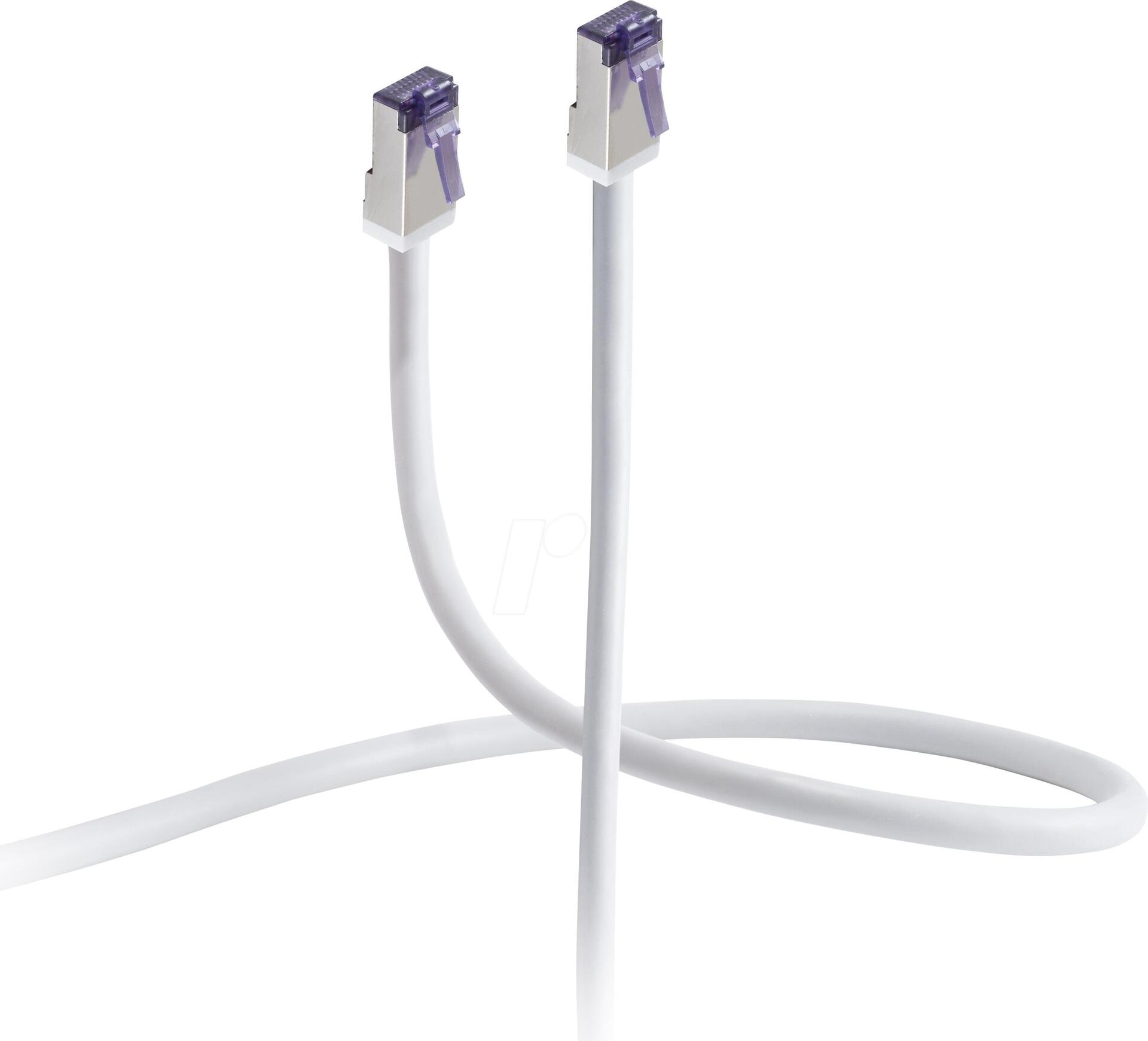 Flexline FL31-28090 Netzwerkkabel 20 m Cat6a S/FTP (S-STP) Grau, Violett