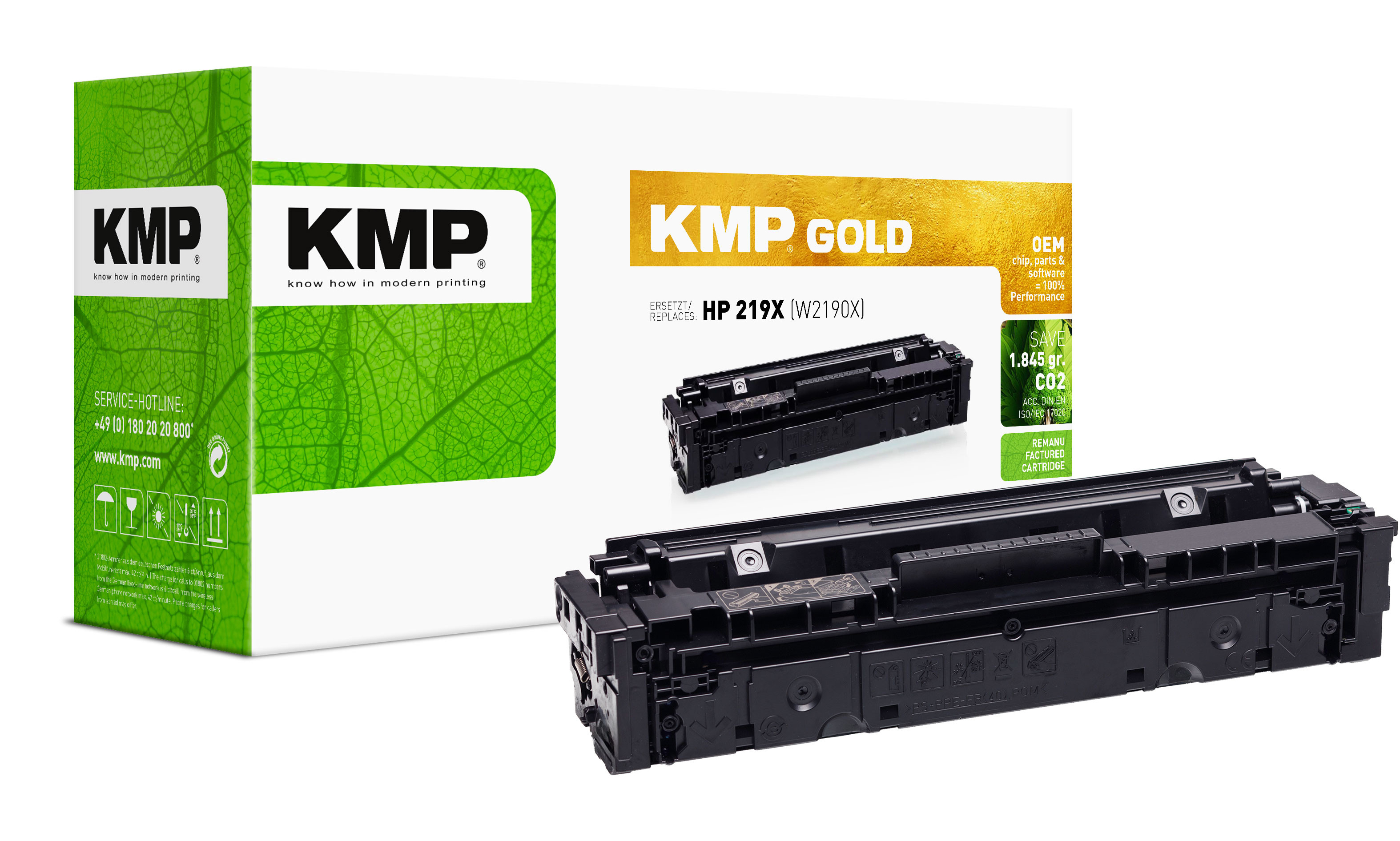 KMP GOLD 2571,6500 Tonerkartusche Schwarz