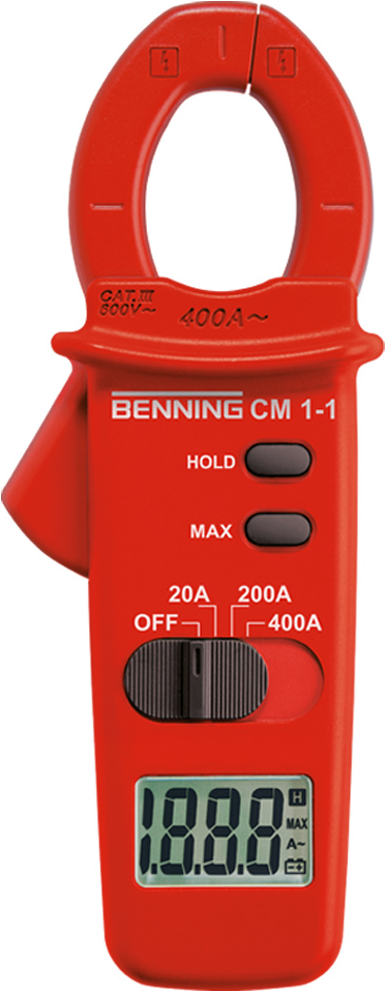 Benning Elektrotechnik und Elektronik GmbH & Co. KG CM 1-1 Multimeter Digital multimeter CAT III 600V (044061)