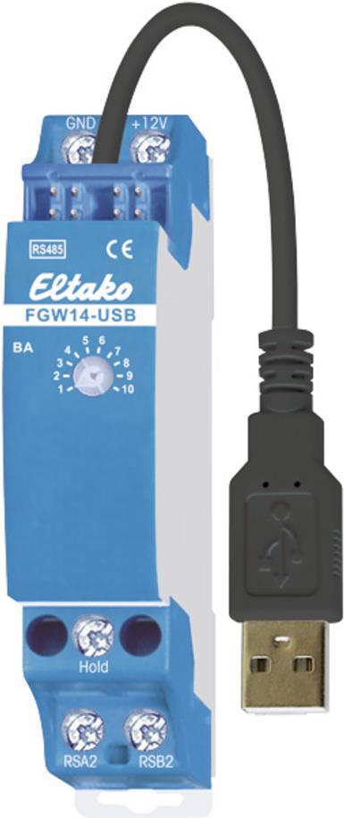 RS485-Bus-Gateway mit USB Anschluss FGW14-USB (30014049)