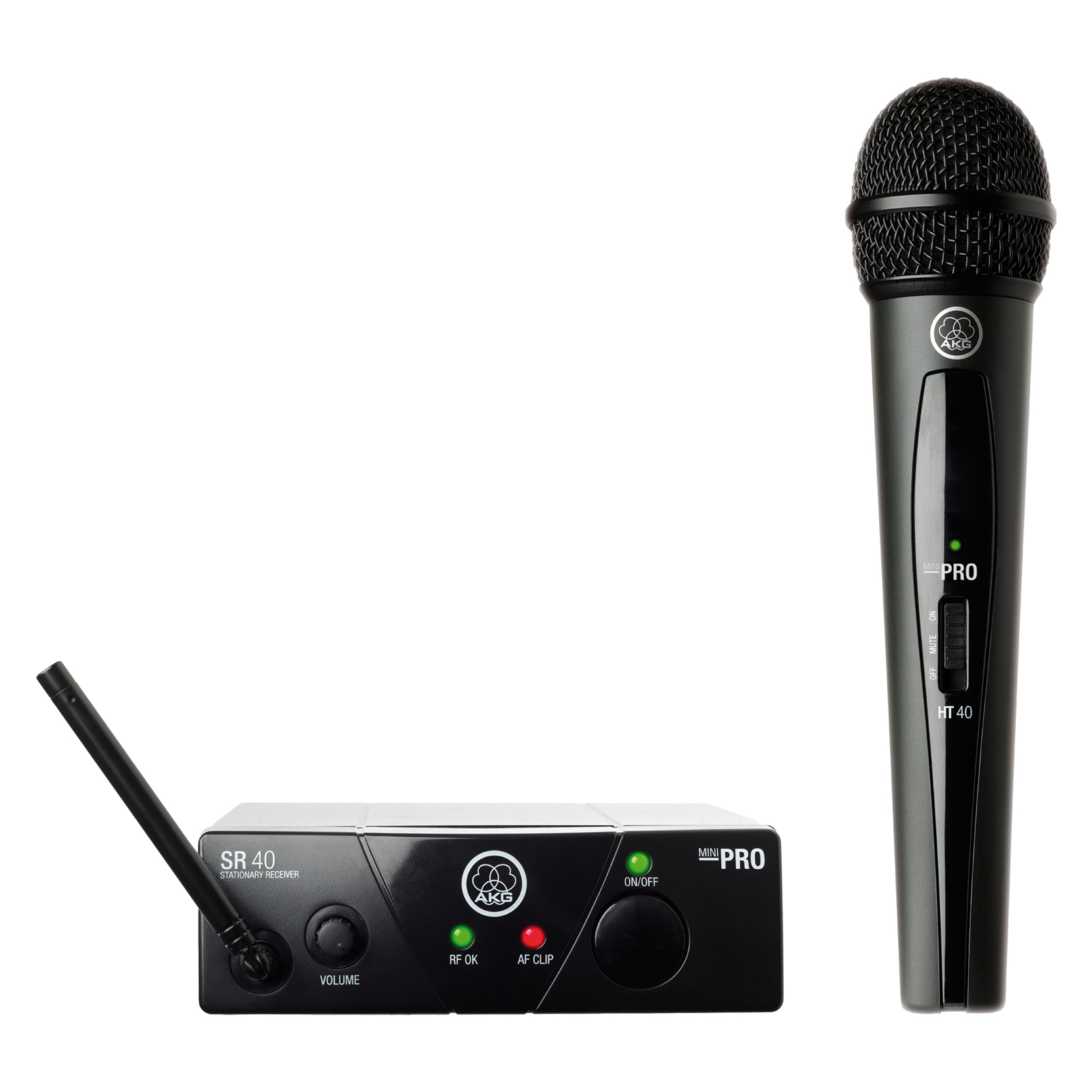 AKG WMS40 Mini Vocal Set ISM 3 Kabellos Schwarz