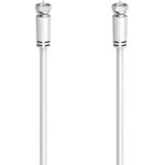 Hama 00305061 Koaxialkabel 5 m F-Typ Weiß (00305061)