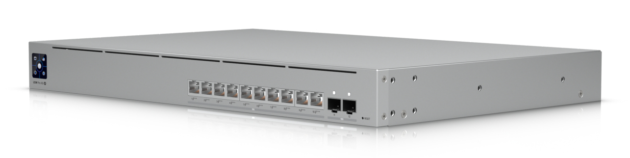 Ubiquiti UniFi Switch Pro XG 10 PoE 12-Port Managed Switch Grau